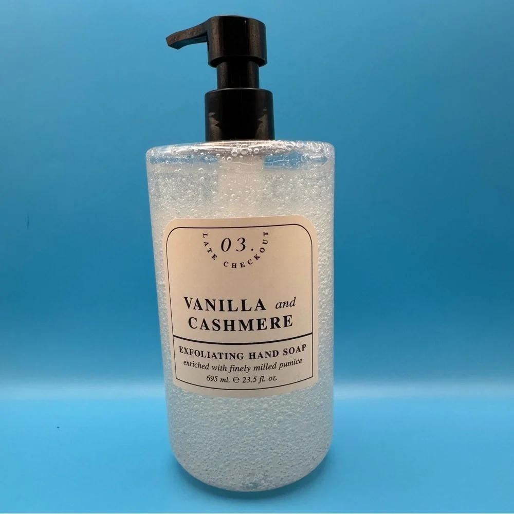 LATE CHECKOUT ~ Vanilla & Cashmere Pumice Enriched Exfoliating HAND SOAP
